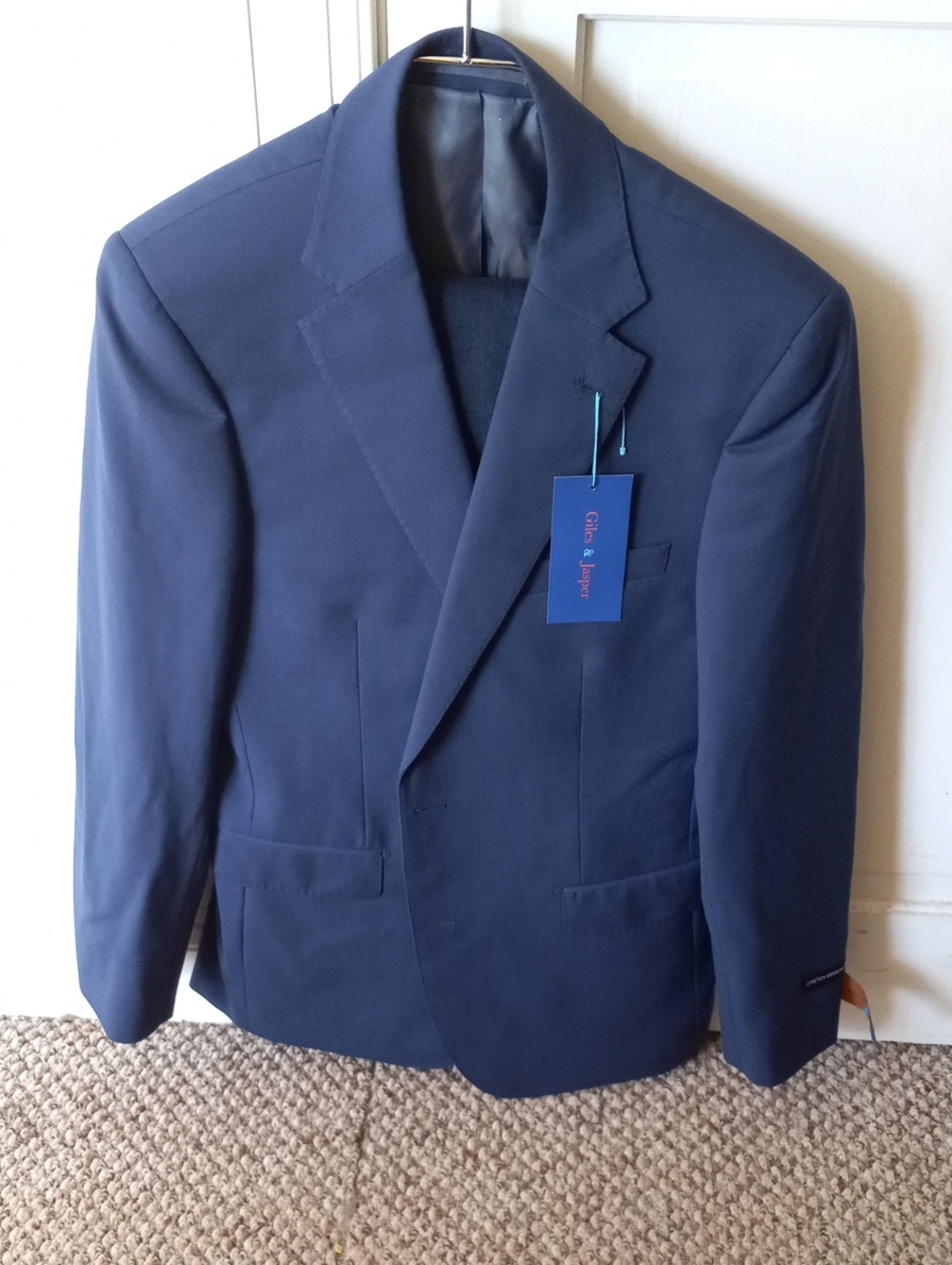 Men's Navy Single-Breasted Blazer by Club Room